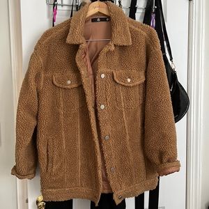MISSGUIDED Teddy Jacket size 4